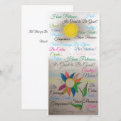 Geïnspireerd Bedankkaart (Voorkant / Achterkant)