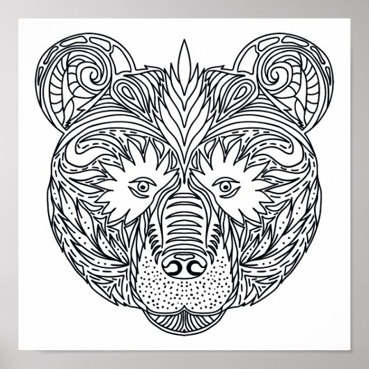 Geïnspireerd Beer 2 Poster (Voorkant)