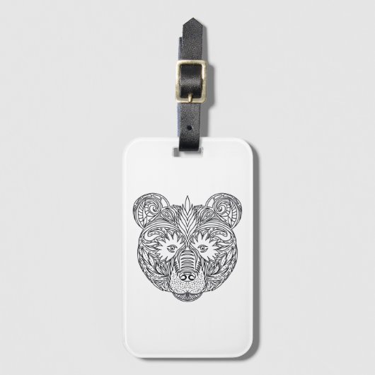 Geïnspireerd Beer Bagagelabel (Voorkant (verticaal))