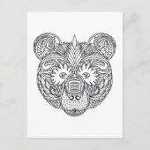 Geïnspireerd Beer Briefkaart (Voorkant)