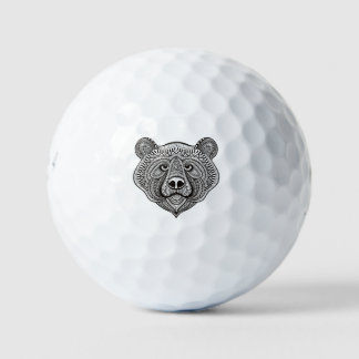 Geïnspireerd Beer gezicht Golfballen