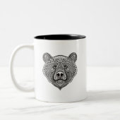 Geïnspireerd Beer gezichtsveld Tweekleurige Koffiemok (Links)