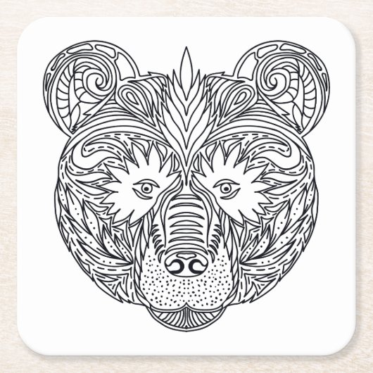 Geïnspireerd Beer Kartonnen Onderzetters (Voorkant)