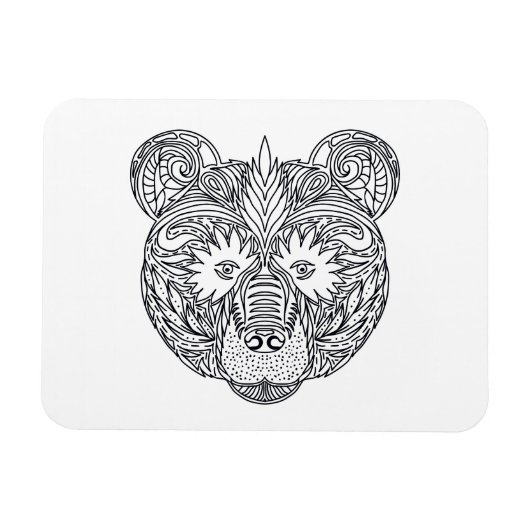 Geïnspireerd Beer Magneet (Horizontaal)