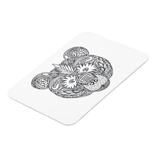 Geïnspireerd Beer Magneet (Linkerzijde)