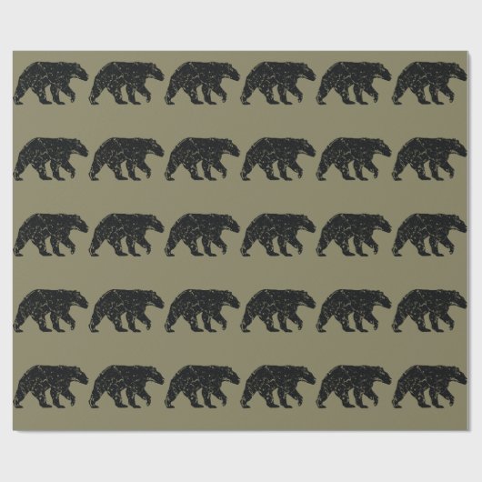 -geïnspireerd Beer-opvulpapier Cadeaupapier (Vlak)