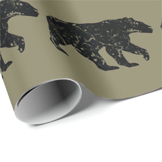 -geïnspireerd Beer-opvulpapier Cadeaupapier (Rol Hoek)