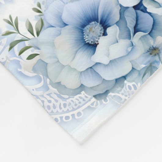   geïnspireerd blauw Teddy Bear Boy's Fleece Deken (Hoek)