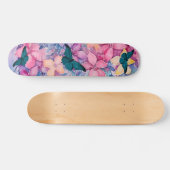 geïnspireerd bloemenontwerp & vlinders persoonlijk skateboard (Horizontaal)