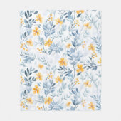  geïnspireerd bloemmotief fleece deken (Voorkant)