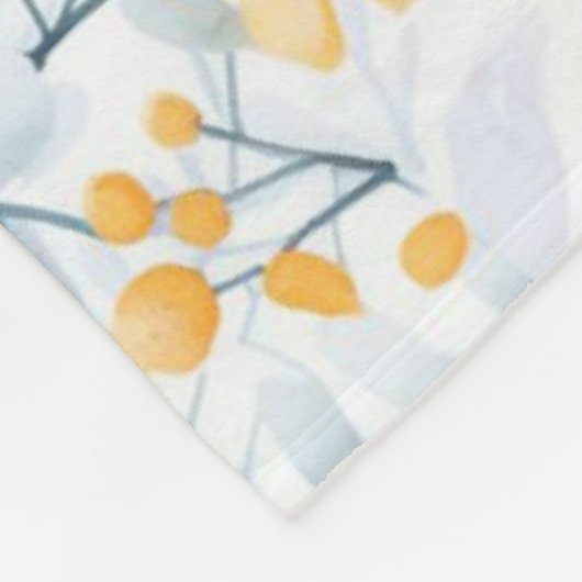  geïnspireerd bloemmotief fleece deken (Hoek)