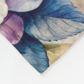  geïnspireerd bloemmotief fleece deken (Hoek)