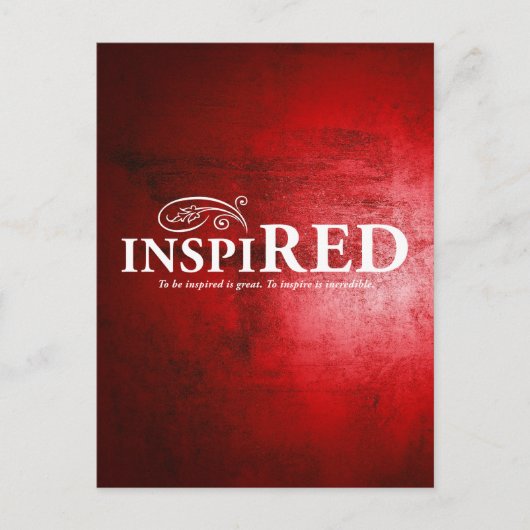Geïnspireerd Briefkaart (Voorkant)