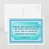 Geïnspireerd Briefkaart voor scripts (Voorkant / Achterkant)