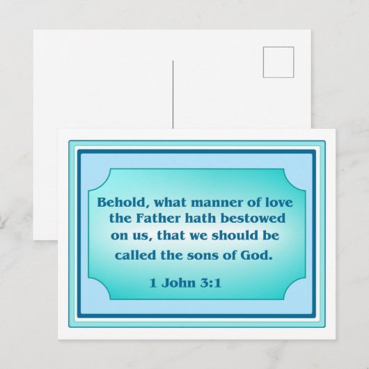 Geïnspireerd Briefkaart voor scripts (Voorkant / Achterkant)