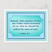 Geïnspireerd Briefkaart voor scripts (Voorkant)