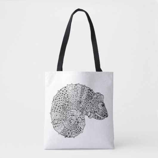 Geïnspireerd Chameleon 4 Tote Bag (Voorkant)