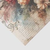 geïnspireerd decoupage bloemenweefsel papier (Detail)