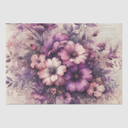  geïnspireerd decoupage bloemenweefsel papier (Voorkant)