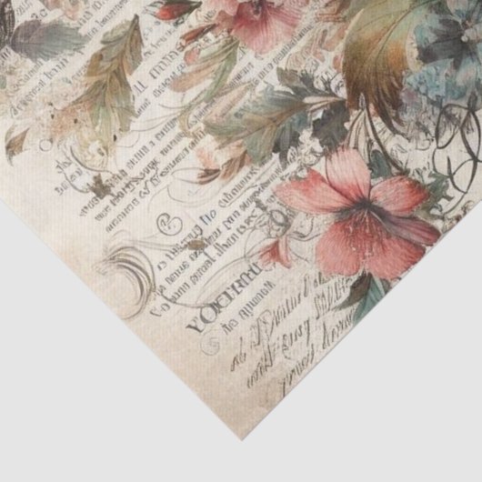  geïnspireerd decoupage bloemenweefsel papier (Detail)