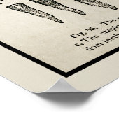 geïnspireerd diagram van de Tandenkaart Poster (Hoek)