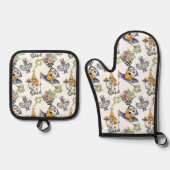Geïnspireerd door Alice in Wonderland Ovenwant & Pannenlap Set (Voorkant)
