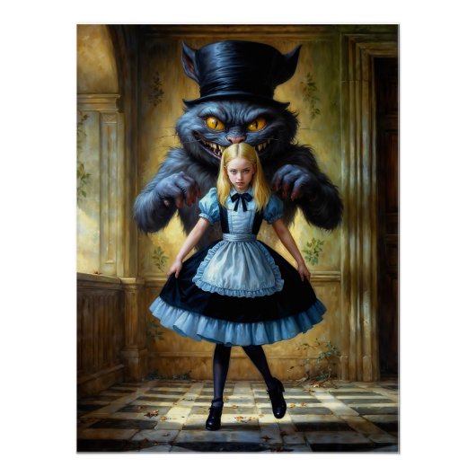 Geïnspireerd door Alice in Wonderland Perfect Poster (Voorkant)