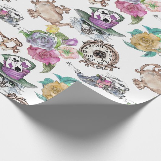 Geïnspireerd door Alice in Wonderland Wrapping Pap Cadeaupapier (Hoek)