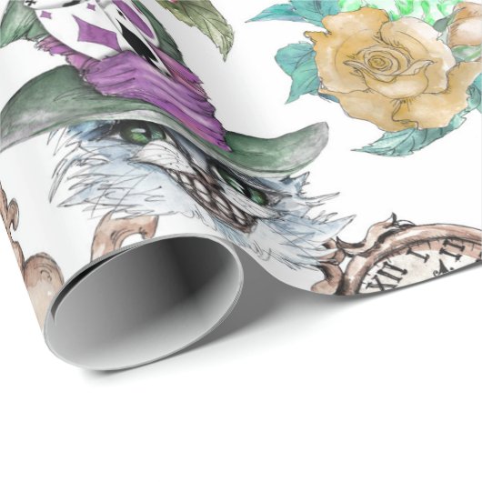 Geïnspireerd door Alice in Wonderland Wrapping Pap Cadeaupapier (Rol Hoek)