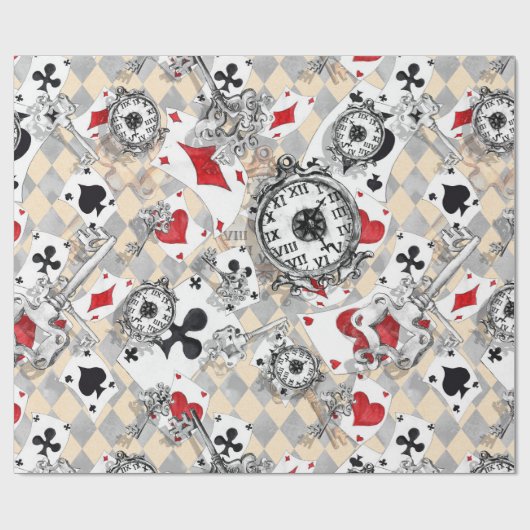Geïnspireerd door Alice in Wonderland Wrapping Pap Cadeaupapier (Vlak)
