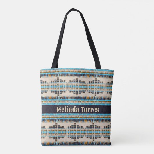 Geïnspireerd door Boho Southwest Tote Bag (Achterkant)