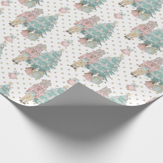 Geïnspireerd door bont kerstpapier cadeaupapier (Hoek)