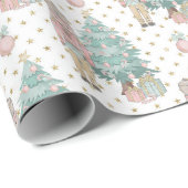 Geïnspireerd door bont kerstpapier cadeaupapier (Rol Hoek)