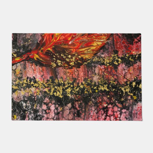 Geïnspireerd door Californische brandhaarden Deurmat (Voorkant)