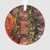 Geïnspireerd door Californische brandhaarden Ornament (achterkant)