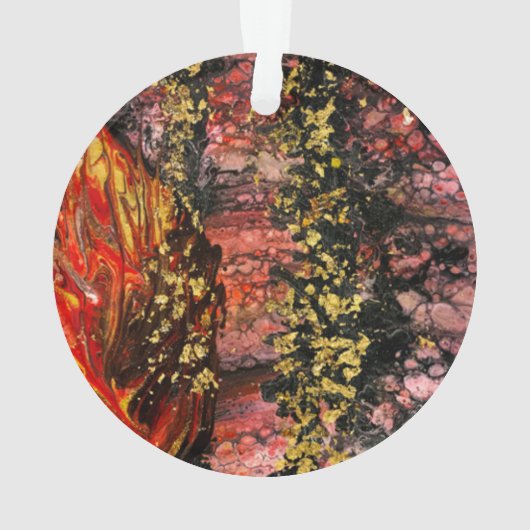 Geïnspireerd door Californische brandhaarden Ornament (achterkant)