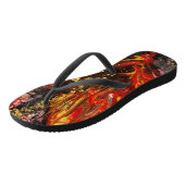 Geïnspireerd door Californische brandhaarden Teenslippers (Schuin)