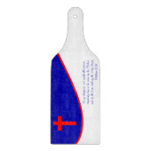 Geïnspireerd door de Christenvlag Snijplank (Voorkant)