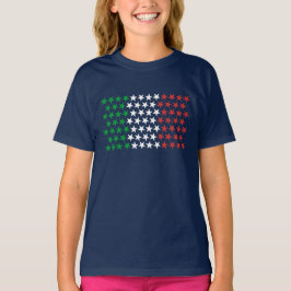 Geïnspireerd door de Italiaanse vlag. Stars Editio T-shirt