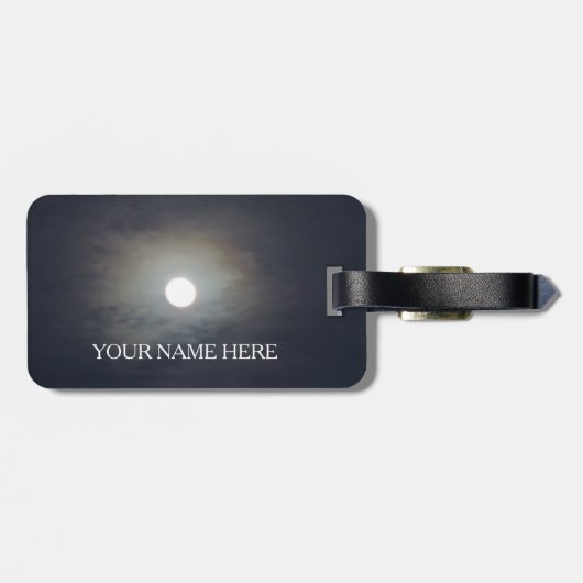 Geïnspireerd door de maan en Rilke Bagagelabel (Achterkant horizontaal)