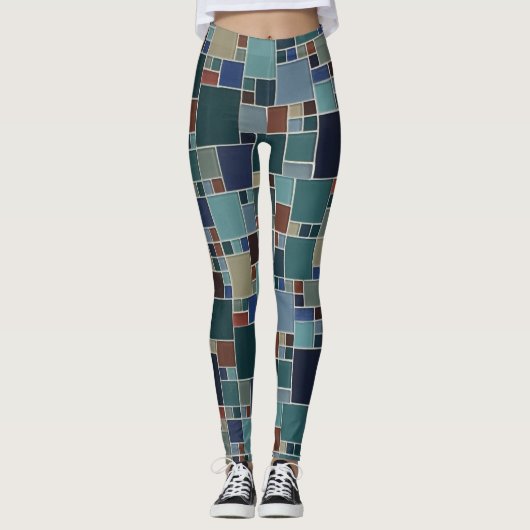 Geïnspireerd door een beroemde artiest - leggings  (Voorkant)