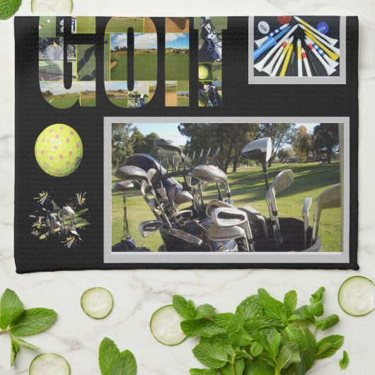 Geïnspireerd door Golf, Theedoek (Gevouwen)