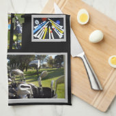 Geïnspireerd door Golf, Theedoek (Quarter Fold)