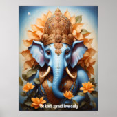 Geïnspireerd door Heer Ganesha Poster (Voorkant)