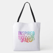 Geïnspireerd door het leven - Schouder Tas (Achterkant)