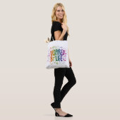 Geïnspireerd door het leven - Schoudertota Tote Bag (Op model)