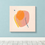  geïnspireerd door het midden van de eeuw geïnspir canvas afdruk (Insitu (Houten vloer))