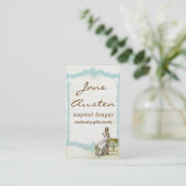 Geïnspireerd door Jane Austen Unieke Visitekaartje (Staand voorkant)