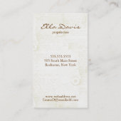 Geïnspireerd door Jane Austen Unieke Visitekaartje (Achterkant)