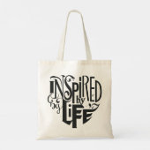 Geïnspireerd door Life Budget Canvas tas (Achterkant)